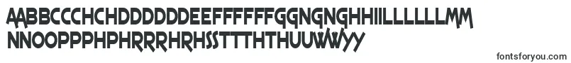 Шрифт SfEspressoShackCondensed – валлийские шрифты