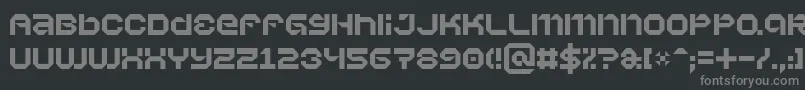 Шрифт Vaporb – серые шрифты на чёрном фоне