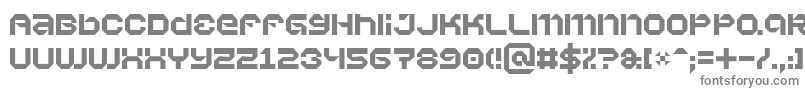 フォントVaporb – 白い背景に灰色の文字