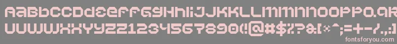 Vaporb Font – Pink Fonts on Gray Background