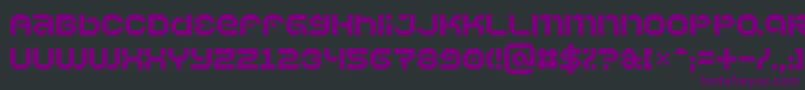 Vaporb Font – Purple Fonts on Black Background