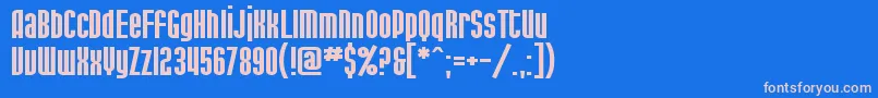 Подробнее о шрифте SfPortMckenzieExtended Шрифт SfPortMckenzieExtended – розовые шрифты на синем фоне