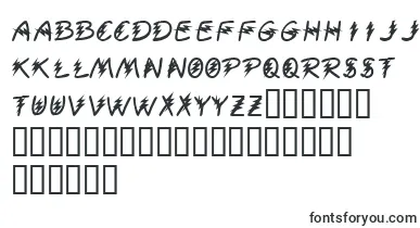  KrElectrified font