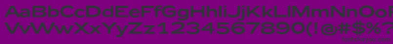 Zeppelin43 Font – Black Fonts on Purple Background