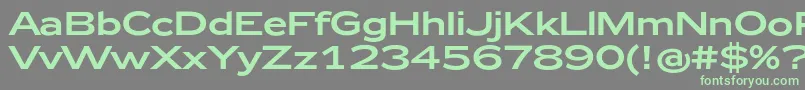 Weitere Informationen zur Zeppelin43-Schriftart Zeppelin43-Schriftart – Grüne Schriften auf grauem Hintergrund