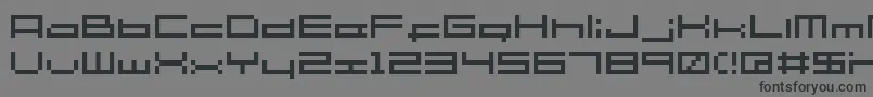 Sg06 Font – Black Fonts on Gray Background