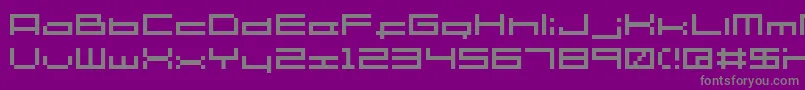 Sg06 Font – Gray Fonts on Purple Background