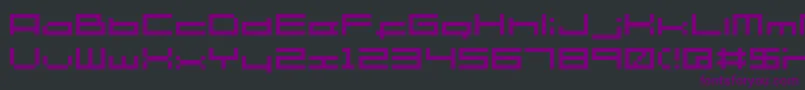 Sg06 Font – Purple Fonts on Black Background