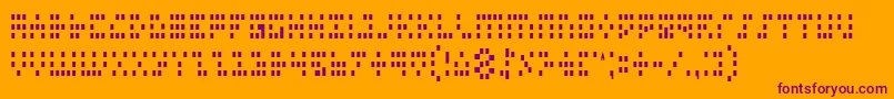 Шрифт Iconc – фиолетовые шрифты на оранжевом фоне