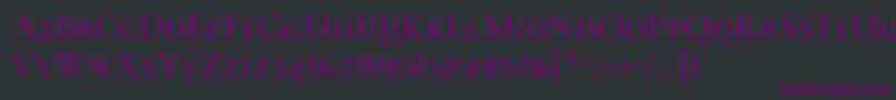 CormorantunicaseMedium Font – Purple Fonts on Black Background