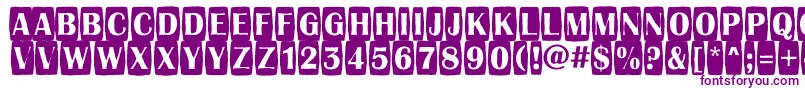 AAlbionictitulcmjgg Font – Purple Fonts on White Background
