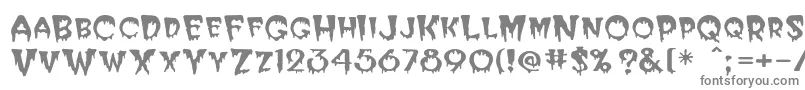 Elviria Font – Gray Fonts on White Background