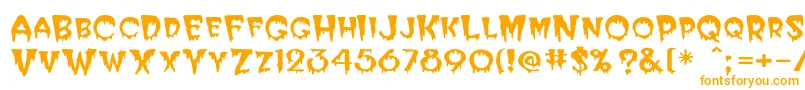 Elviria Font – Orange Fonts on White Background