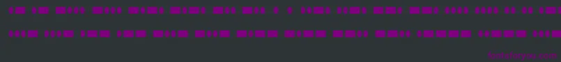 Czcionka Radiohar – fioletowe czcionki na czarnym tle