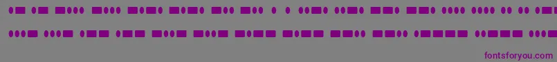 Шрифт Radiohar – фиолетовые шрифты на сером фоне