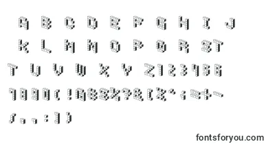  CubicblockS font