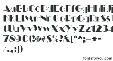  Marqueeengraved font