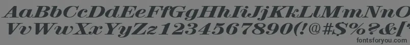 fuente RubyscriptbroadxboldRegular – Fuentes Negras Sobre Fondo Gris