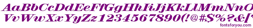 RubyscriptbroadxboldRegular Font – Purple Fonts on White Background