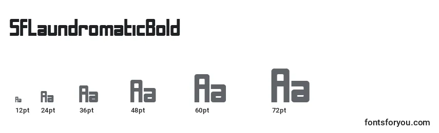 SfLaundromaticBold Font Sizes