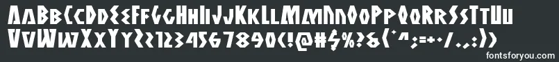 Шрифт Antikytheraexpand – белые шрифты
