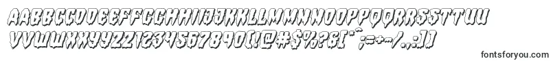 Шрифт Hemogoblin3Dital – объёмные шрифты