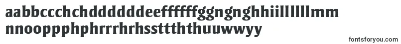 Шрифт StrayhornMtOsfExtraBold – валлийские шрифты