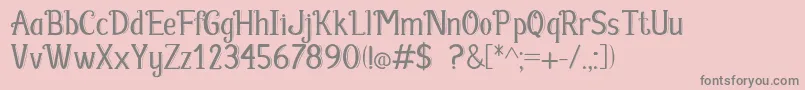 Подробнее о шрифте Fabula Шрифт Fabula – серые шрифты на розовом фоне