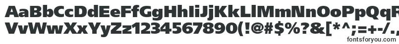 Шрифт FrutigerltstdUltrablack – шрифты с обводкой