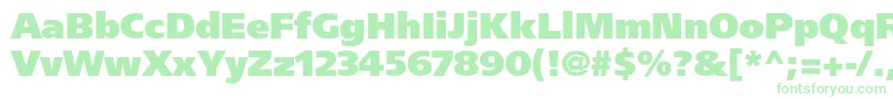 FrutigerltstdUltrablack Font – Green Fonts