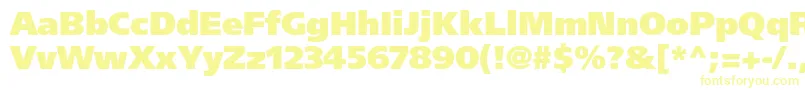 FrutigerltstdUltrablack Font – Yellow Fonts