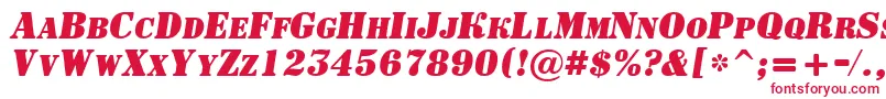 ASignboardcpsBolditalic Font – Red Fonts