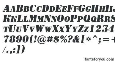  ASignboardcpsBolditalic font