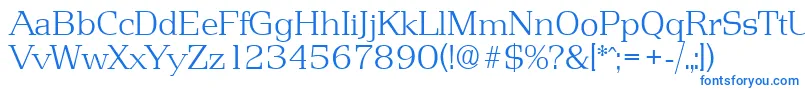 PenthouseserialXlightRegular Font – Blue Fonts