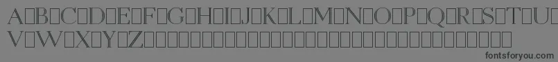 OpenEgmontKapitalenDemo Font – Black Fonts on Gray Background