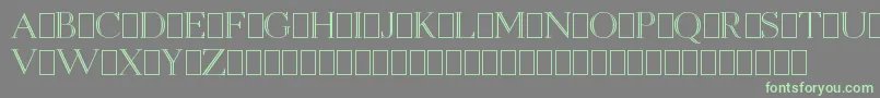 More about OpenEgmontKapitalenDemo Font OpenEgmontKapitalenDemo Font – Green Fonts on Gray Background
