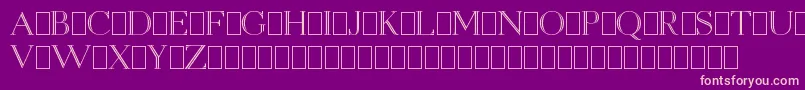 OpenEgmontKapitalenDemo Font – Pink Fonts on Purple Background