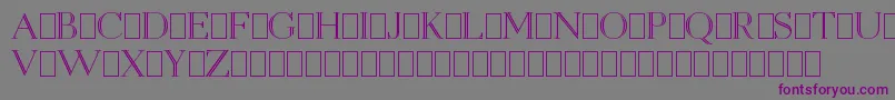 OpenEgmontKapitalenDemo Font – Purple Fonts on Gray Background
