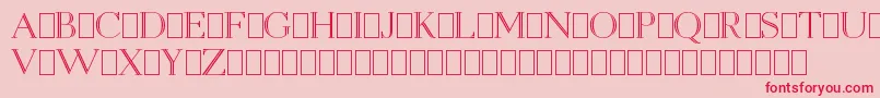 fuente OpenEgmontKapitalenDemo – Fuentes Rojas Sobre Fondo Rosa
