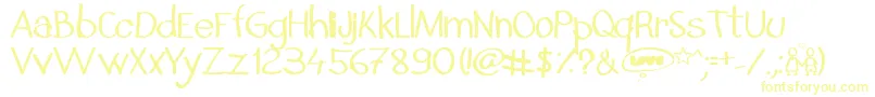 InSecretILoveYou Font – Yellow Fonts