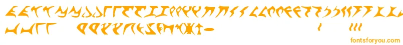 KlingonFont-fontti – oranssit fontit