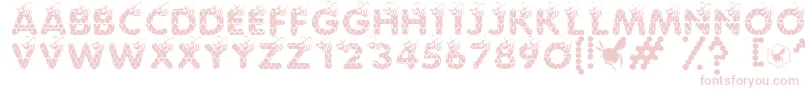 SaveTheHoneybee Font – Pink Fonts on White Background
