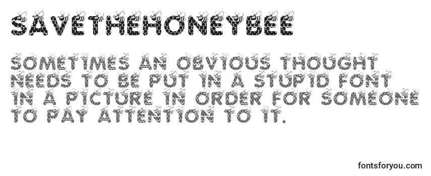 SaveTheHoneybee Font
