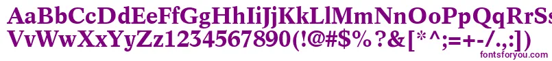 InformaticsSsiBold Font – Purple Fonts on White Background