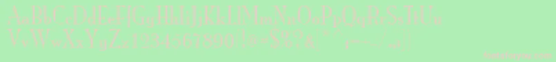 ItcMonaLisaRecut Font – Pink Fonts on Green Background