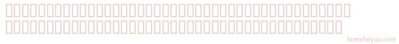 Sansserif Font – Pink Fonts on White Background