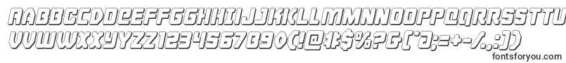 Шрифт Cyborgrooster3Dital – очерченные шрифты