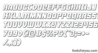  Cyborgrooster3Dital font