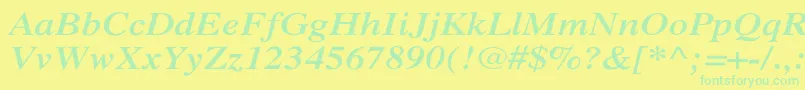 Más sobre la fuente XeroxSerifWideBoldItalic fuente XeroxSerifWideBoldItalic – Fuentes Verdes Sobre Fondo Amarillo