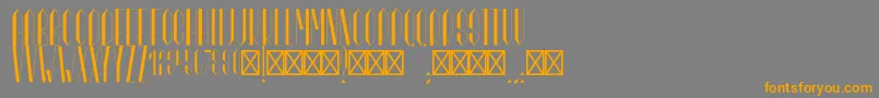 fuente MarianneRegular – Fuentes Naranjas Sobre Fondo Gris